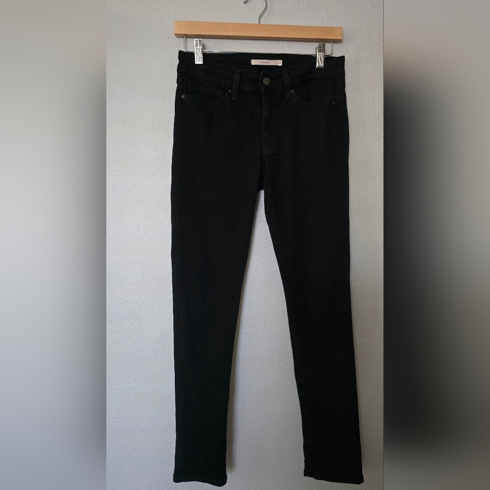 Levi's 711 Black Skinny Women's Jeans Size 27